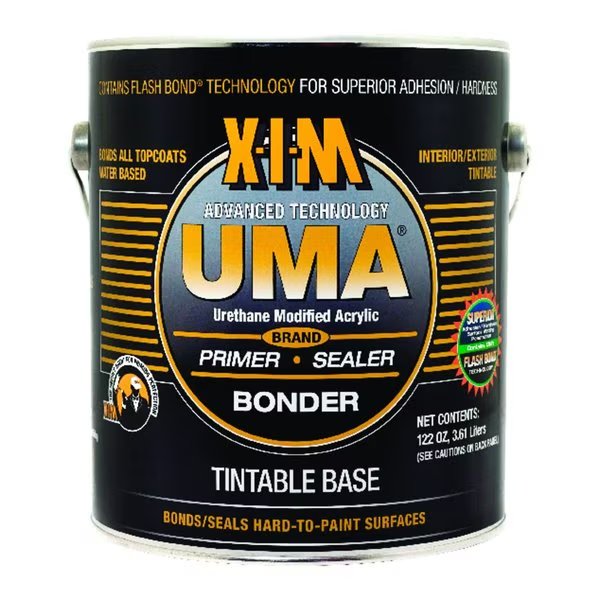 X-I-M UMA White Water-Based Acrylic Primer	 Sealer	 Bonder 1 gal, Rust-Oleum, Mfr#: 11051
